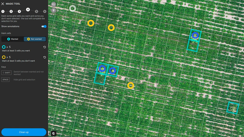 Понад $2 000 заощадження з точковим обприскуванням методом «Green-on-green» на посівах арахісу: практичний кейс використання PIX4Dfields