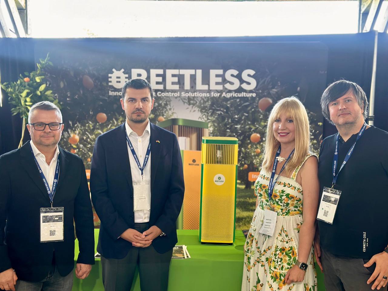 DroneUA та Mosqitter презентували спільний AgTech стартап BEETLESS на FIRA USA 2024