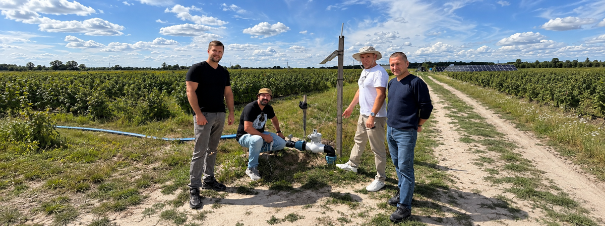 Перша в Україні автоматизована іригаційна система XAG запрацювала у господарстві ТОВ «ВЛАСОВ»