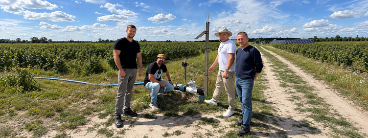 Перша в Україні автоматизована іригаційна система XAG запрацювала у господарстві ТОВ «ВЛАСОВ»