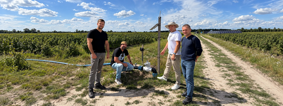 Перша в Україні автоматизована іригаційна система XAG запрацювала у господарстві ТОВ «ВЛАСОВ»