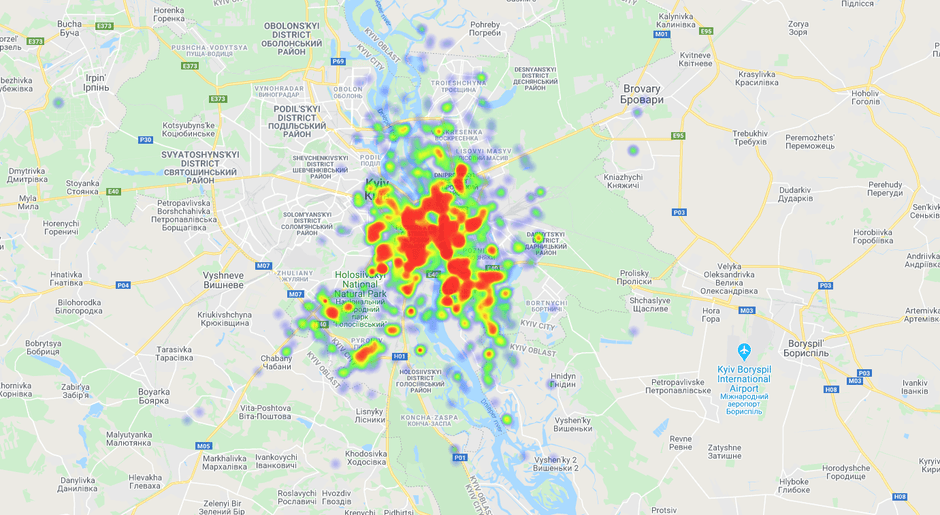 Статистика польотів дронів у Києві, Червень 2020-го року