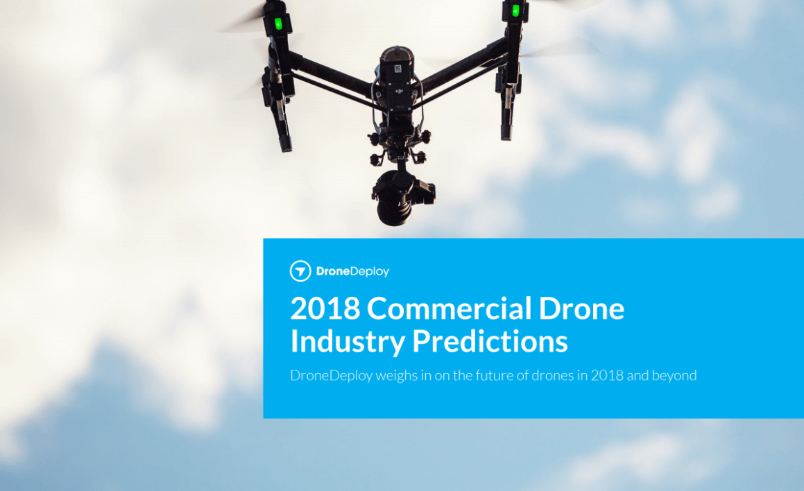 Прогнози безпілотних технологій у 2018 від DroneDeploy та DroneUA